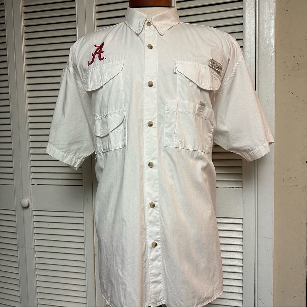 COLUMBIA PFG Size LARGE Crimson Tide ALABAMA